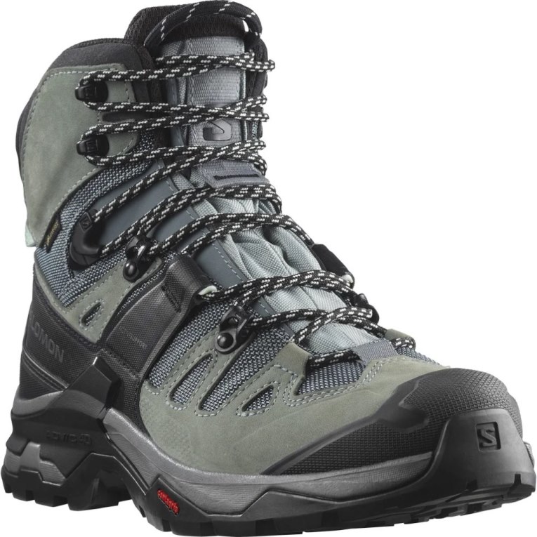 Botas Caminhada Salomon Quest 4 GTX Feminino Verde Oliva Pretas | PT S54930